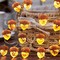 Thanksgiving Décor 3D Acorn Decorations Autumn Décor String Lights, Acorn Fall Harvest Decorative Lights 10ft 30LED USB Plug-in Battery Operated for Bedroom Garland Fireplace Mantel Wreath Decor (ACORN-USB)